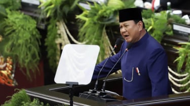 Die erste Rede von Präsident Prabowo Subianto nach seiner Amtseinführung als Präsident