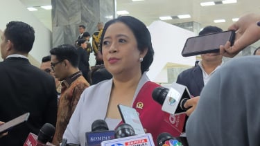 Ketua DPP PDIP Puan Maharani di Kompleks Parlemen, Senayan, Jakarta Pusat. 