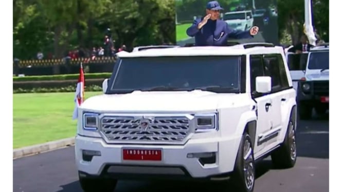 MV3 Garuda Limousine Produksi PT Pindad jadi Kendaraan Prabowo Menuju Istana