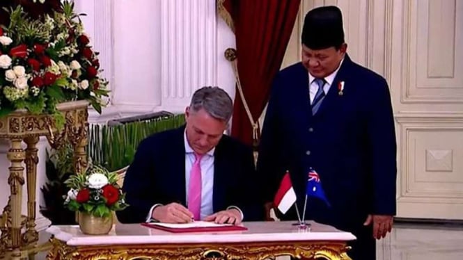 Presiden RI Prabowo Subianto Terima Wakil PM Australia Richard Marles