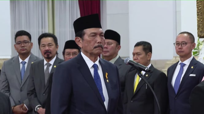 Luhut Binsar Pandjaitan dilantik sebagai Ketua Dewan Ekonomi Nasional