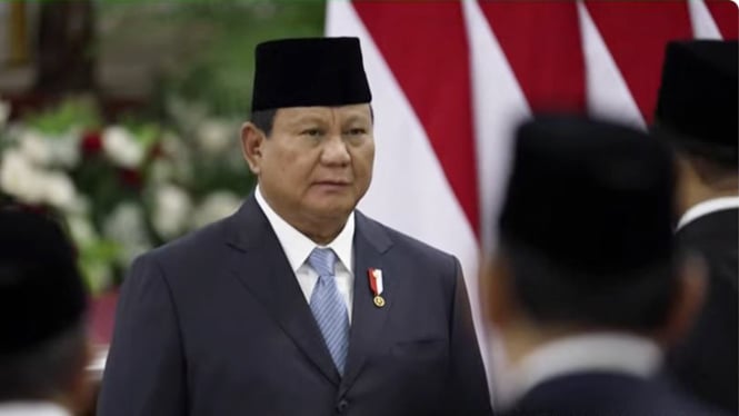 Pelantikan Menteri Kabinet Merah Putih Prabowo