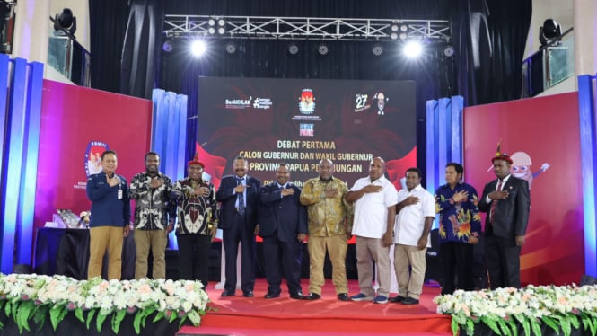 Debat Pertama Cagub Papua Pegunungan (Doc: istimewa)