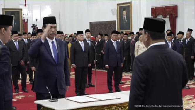 Luhut Binsar Pandjaitan Dilantik jadi Penasehat Khusus Presiden Prabowo