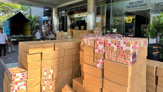 Bea Cukai Semarang Tindak Truk Pengangkut Jutaan Batang Rokok Tak Berpita Cukai