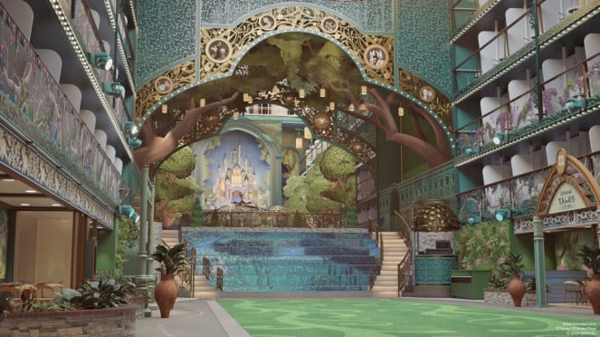 Disney Imagination Garden di Disney Cruise Line.