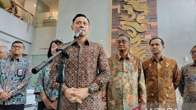 Menko Infrastruktur dan Kewilayahan Agus Harimurthi Yudhoyono.