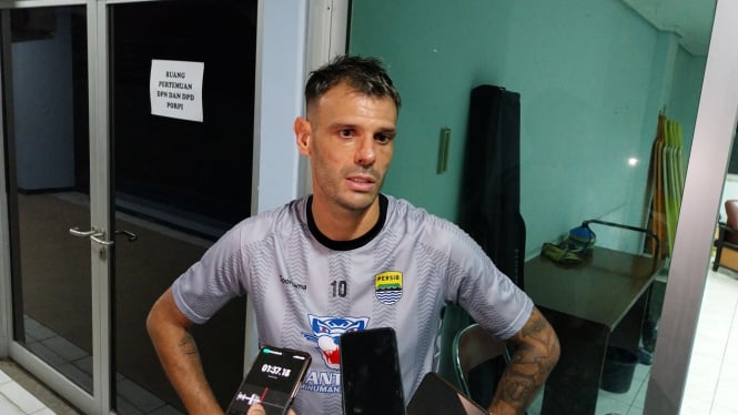 Gelandang Asing Persib, Tyronne del Pino (foto: Dede Idrus) 