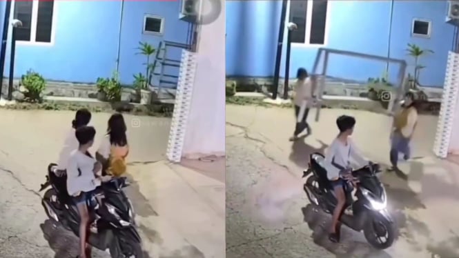 Viral Tiga Remaja di Depok Maling Rak Jemuran Baju