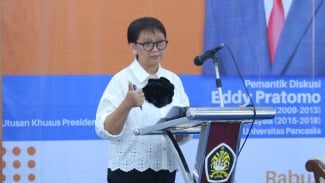 Aktivitas Retno Marsudi Usai Tak Menjadi Menlu, Isi Seminar Bicara Pancasila Pemersatu Bangsa