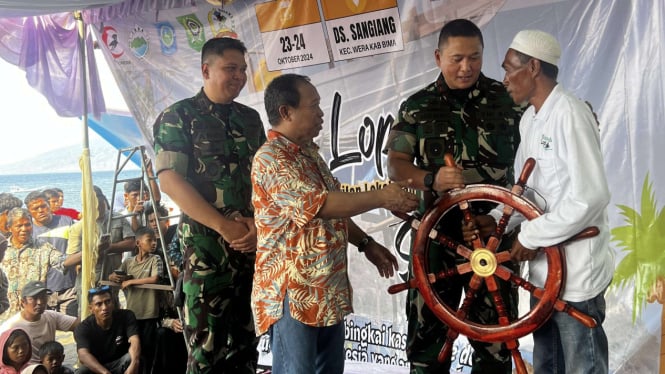 Cegah Konflik Pilkada Serentak 2024, Korem 162 Wira Bhakti Gelar Ritual Kalondo Lopi di Bima