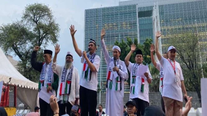 Aksi Damai Bela Palestina, Majelis Ormas Islam Protes Eskalasi Serangan Israel di Gaza