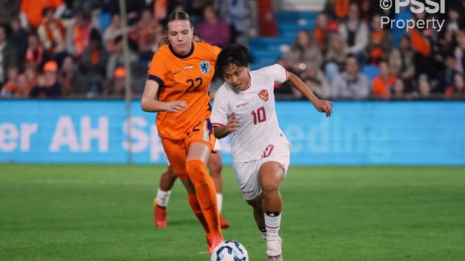 Timnas putri Indonesia vs Belanda