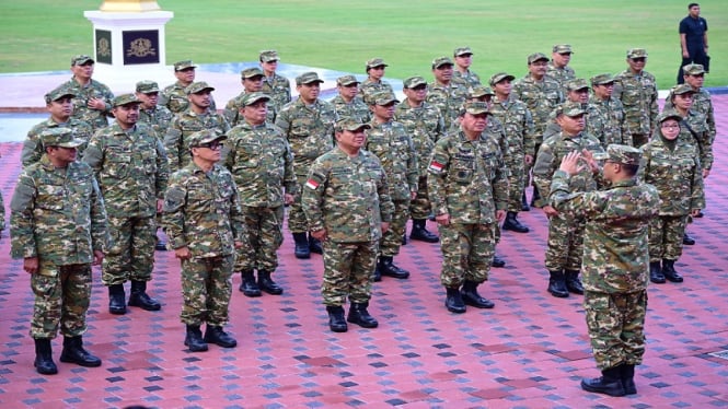 Retreat kabinet Merah Putih bersama Presiden Prabowo di Akmil Magelang