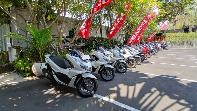 Touring Honda PCX 160 ke Honda Bikers Day 2024