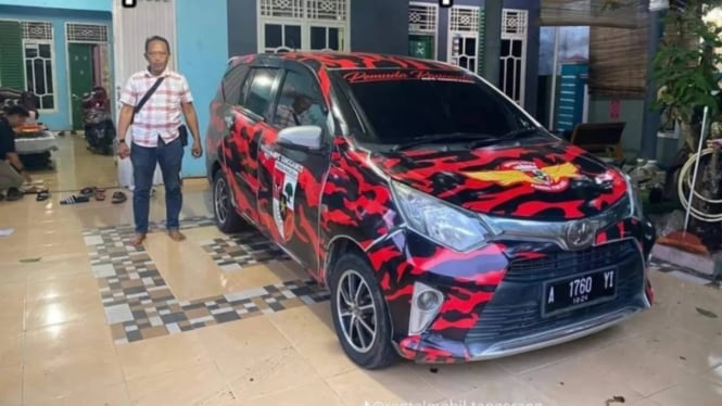 Mobil rental diganti warna bodinya oleh penyewa