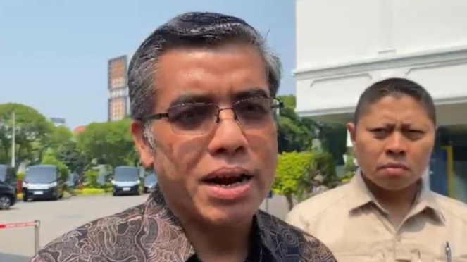 Menteri Ketenagakerjaan (Menaker) Yassierli di Kompleks Istana Kepresidenan