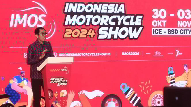 Wakil Menteri Perindustrian Faisol Riza di pembukaan IMOS 2024