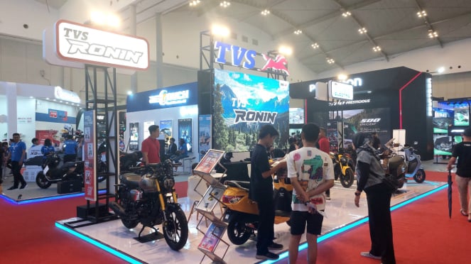 Booth TVS di IMOS 2024