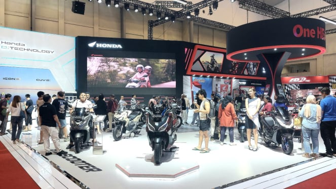 Booth PT Astra Honda Motor di IMOS 2024