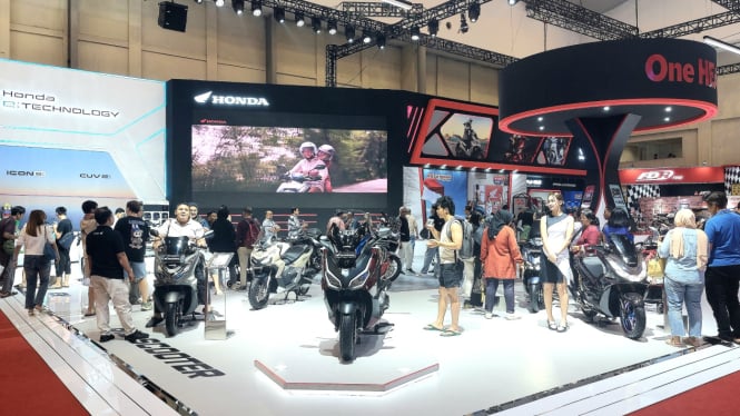 Booth PT Astra Honda Motor di IMOS 2024