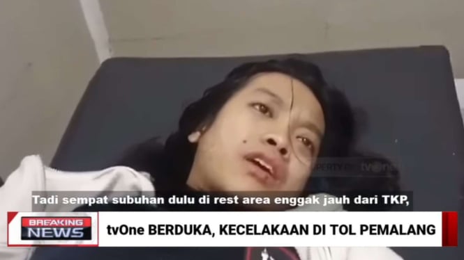 Felicia, Salah satu korban selamat kru tvOne dalam kecelakaan di tol Pemalang