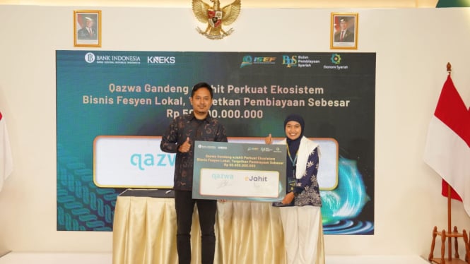 Qazwa dan eJahit bekerja sama perkuat bisnis fesyen lokal [dok. Humas Qazwa]