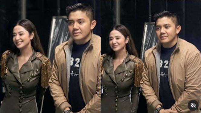 Dewi Perssik dan Mayor Teddy