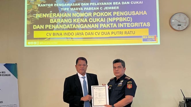 Bea Cukai Jember berikan izin dan pelayanan NPPBKC