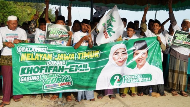 Nelayan di Jawa Timur siap mengawal Khofifah menang di Pilgub 2024.