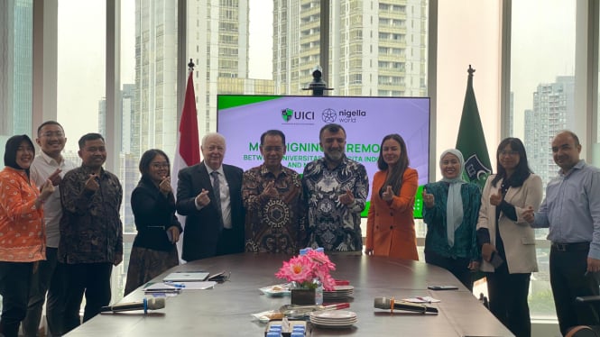 MOU Universitas Insan Cita Indonesia (UICI) dengan Nigella Group (Doc: Istimewa)