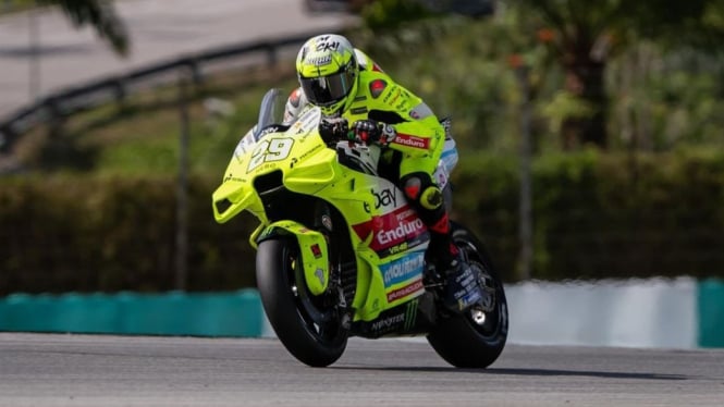 Andrea Iannone VR46 Racing Team di MotoGP Malaysia 2024