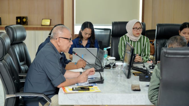  Staf Ahli Gubernur Sumut, Effendy Pohan memimpin Rapat Persiapan Aquabike World Championship 2024.(dok Pemprov Sumut)