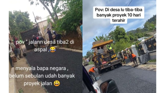 Fenomena Perbaikan Jalan desa Serentak