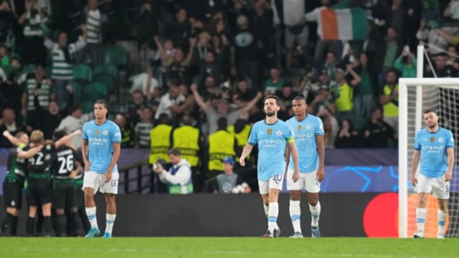 Manchester City takluk di markas Sporting CP