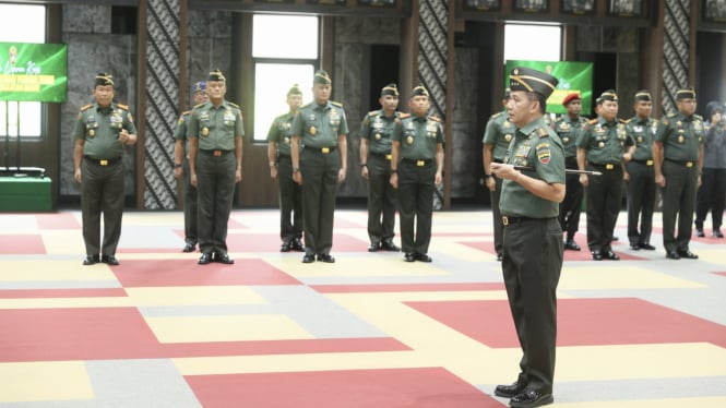 VIVA Militer: 17 Pati TNI naik pangkat satu tingkat lebih tinggi