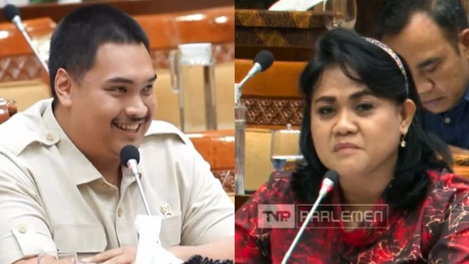 Menpora, Dito Ariotedjo dan Anggota Komisi X DPR RI, Anita Jacoba Gah