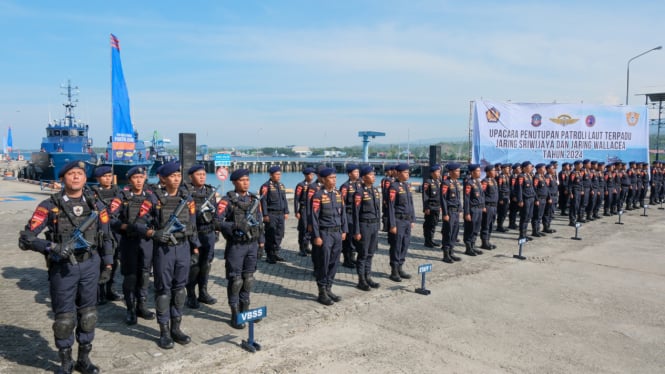 Bea Cukai resmi akhiri pelaksanaan Operasi Patroli Laut Terpadu Jaring Sriwijaya