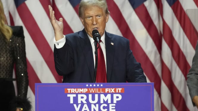 Pidato Kemenangan Donald Trump di Pilpres AS