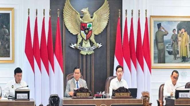 Presiden Prabowo Subianto Memimpin Sidang Kabinet Paripurnna.