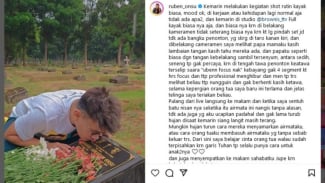 Ruben Onsu Mendadak Lihat Mendiang Ayah Ibu Saat Syuting, Kasih Lambaian Tangan