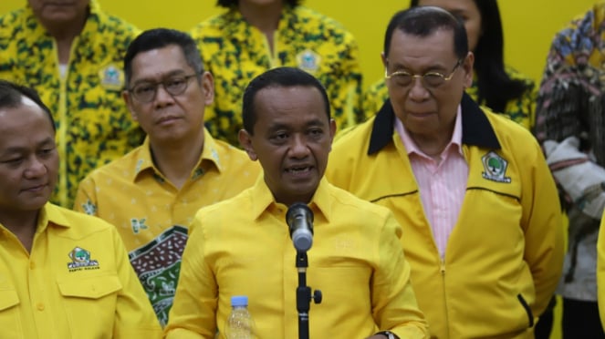 Pengumuman Pengurus Partai Golkar, Ketua Umum Partai Golkar Bahlil Lahadalia