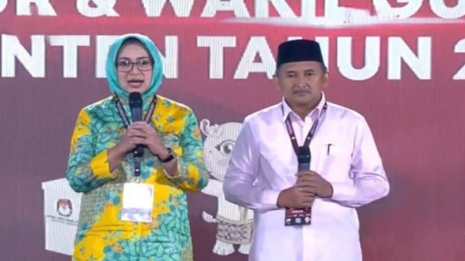 Cagub Cawagub Banten Airin Rachmi Diany dan Ade Sumardi