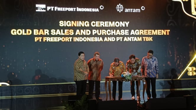 Kerjasama Freeport dan Antam.