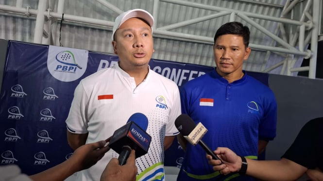 Ketua Umum Perkumpulan Besar Padel Indonesia (PBPI) Galih Dimuntur Kartasasmita