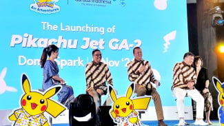 Gandeng The Pokémon Company, Garuda Indonesia Luncurkan Desain Livery Tematik Pikachu Jet GA-2