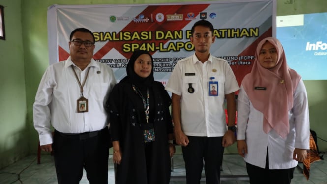 Sosialisasi SP4N LAPOR! di Kelurahan Gersik, Penajam Paser Utara