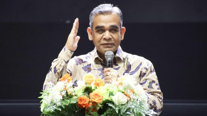 Ketua MPR RI Ahmad Muzani dalam forum National Building Nation Conference 2024