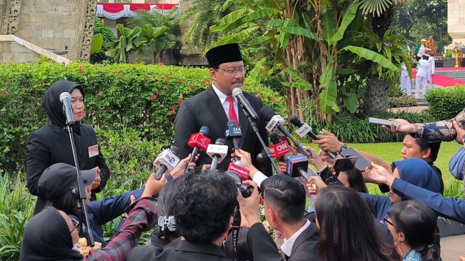 Menteri Sosial Saifullah Yusuf atau Gus Ipul