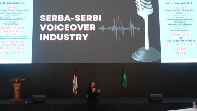 Binta Nadhila, Voice Over Talent dan Co-Founder Voice Institute Indonesia.